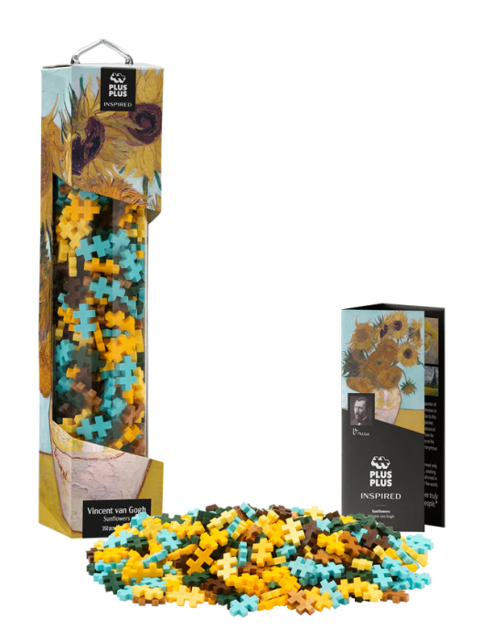 Set constructie Plus-Plus, tub creare tablou, Inspirat de Van Gogh [4]