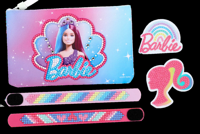 Set creativ 5 in 1, Barbie, pictura cu diamante [7]
