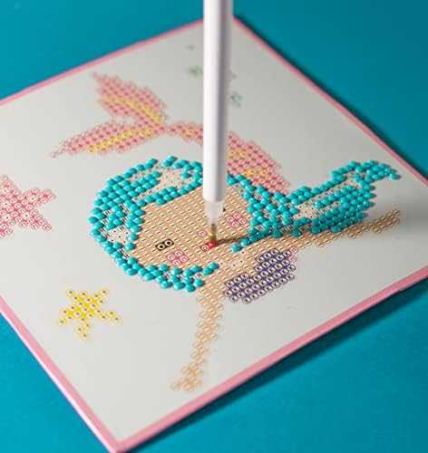 Set creativ 6 in 1, Sirena, pictura cu diamante [3]