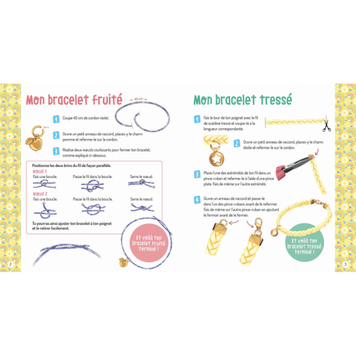 Set creativ, Colectia mea de bratari curcubeu [2]