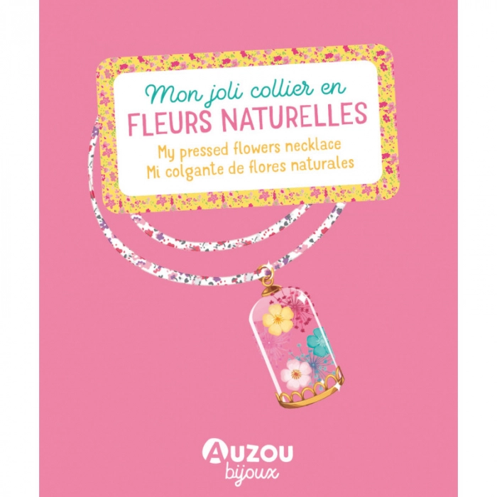 Set creativ, Colierul meu cu flori naturale [3]