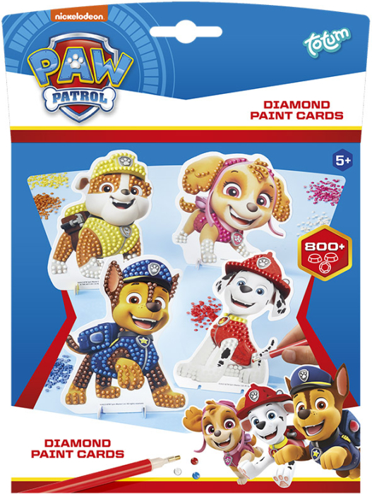 Set creativ diamond painting Paw Patrol, Patrula Catelusilor, Totum [1]