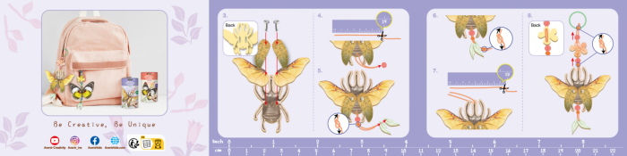 Set creativ din lemn - breloc Carabus, colectia Creatii Naturale [5]