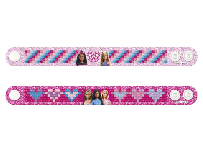 Set creativ DIY, Creeaza bratari cu tehnica diamond painting, Barbie [4]