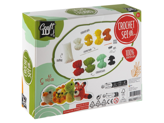 Set creativ DIY de crosetat, Animale simpatice [2]