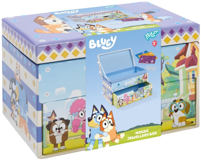 Set creativ DIY Decoreaza propria cutie de bijuterii, Bluey [1]