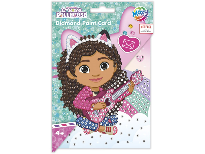 Set creativ DIY, Felicitare diamond paint, Gabby's Dollhouse [1]