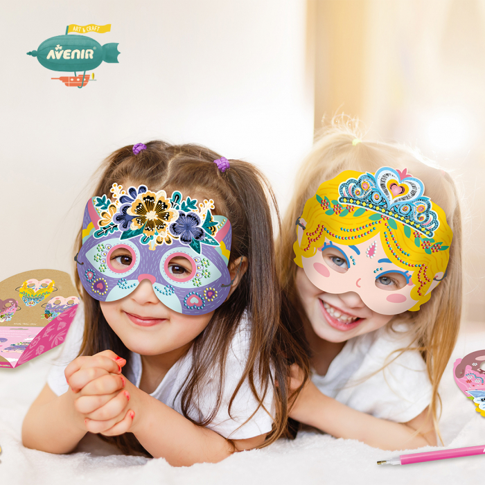Set creativ DIY - Măști cu diamante - Pisica [2]