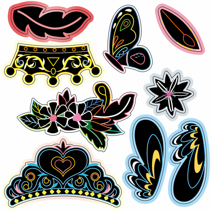 Set creativ DIY - Măști cu diamante - Printesa [5]