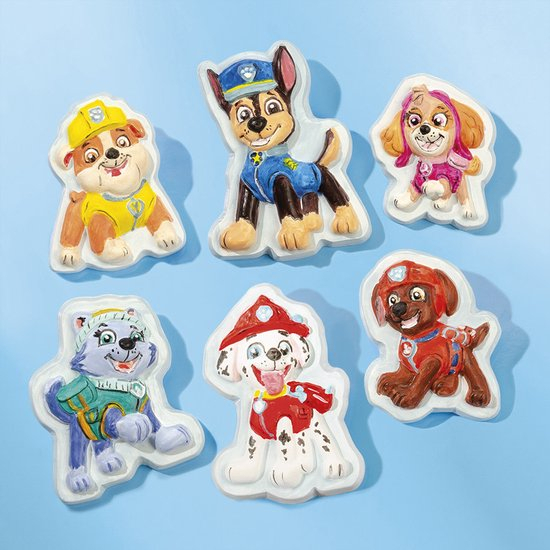 Set creativ DIY Modeleaza si picteaza cu Patrula Catelusilor, Paw Patrol [4]