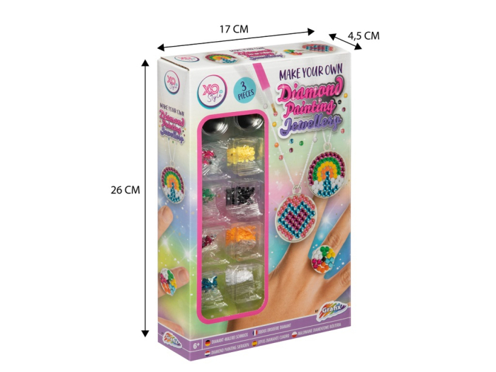 Set creativ DIY, Set 3 bijuterii, diamond painting [7]