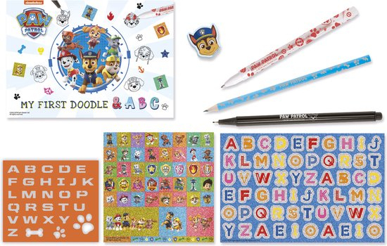 Set creativ Paw Patrol, Deseneaza si invata literele cu Patrula Catelusilor [3]