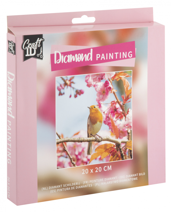 Set creativ pictura cu diamante, Diamond painting, pasari, Craft Sensations [1]