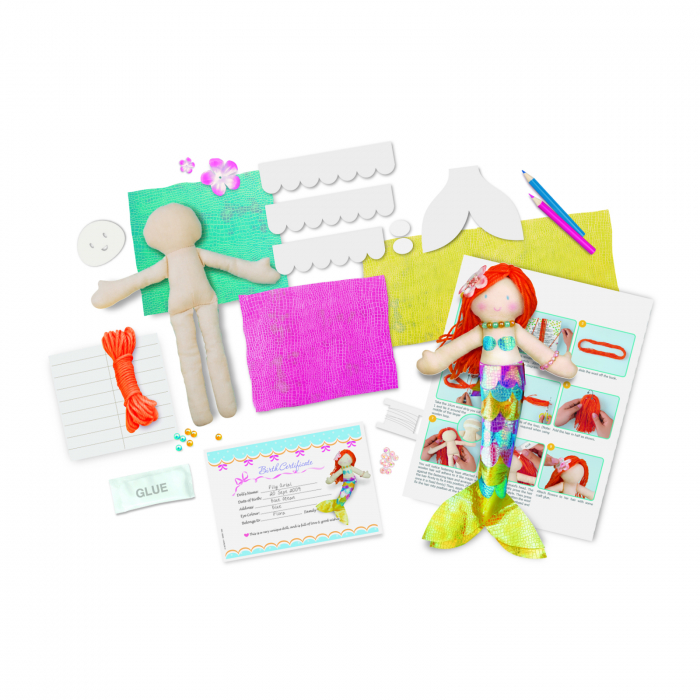 Set creativ Realizeaza propria papusa - Sirena [2]