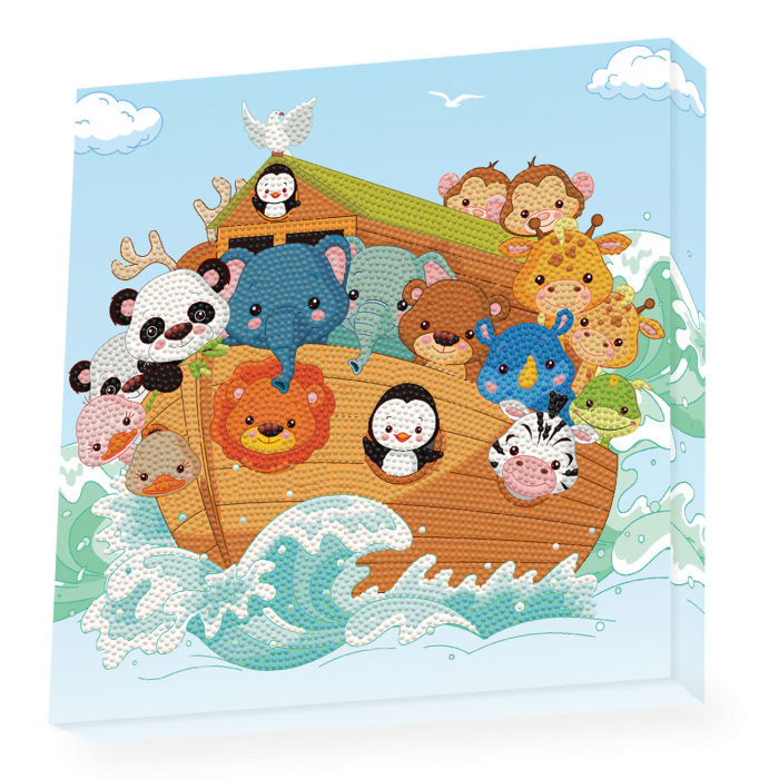 Set creativ tablou Arca lui Noe, pictura cu diamante [5]