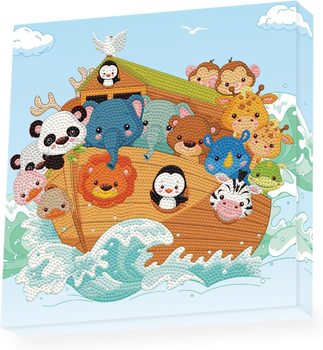 Set creativ tablou Arca lui Noe, pictura cu diamante [1]