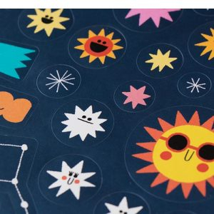 Set cu abțibilduri repoziționabile Londji, Cosmos [3]