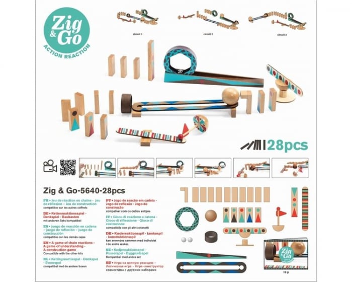 Zig & Go 28 piese - Set de constructie trasee [3]