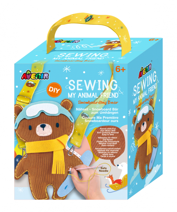 Set de cusut Prietenul Meu Animal - Ursul Schior [1]