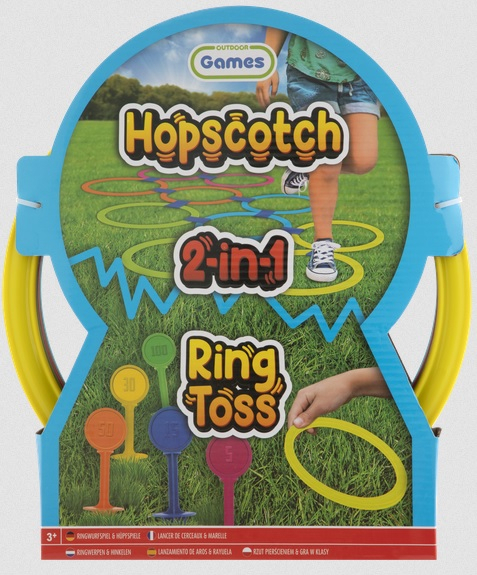 Set de joaca 2 in 1 , Arunca inelele si sotron [1]