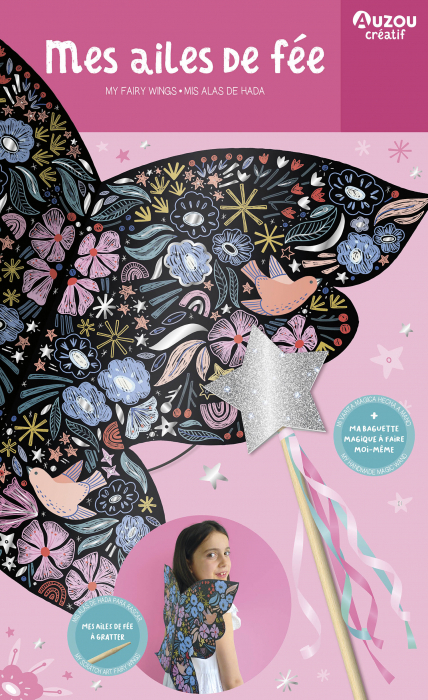 Set DIY Aripi de zana forma de fluture si bagheta magica [1]
