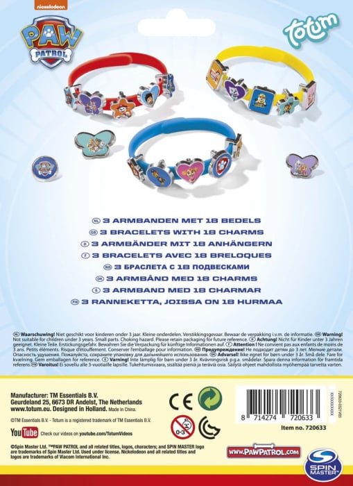 Set DIY bratari cu pandantive Patrula Catelusilor, Paw Patrol [3]