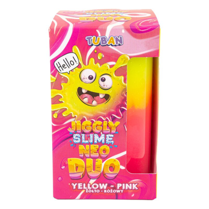 Set DIY experimente JIGGLY SLIME NEO DUO, GALBEN-ROZ [3]