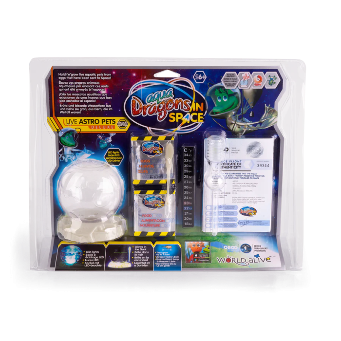 Set educativ STEM - AQUA DRAGONS® - Habitat Lumea subacvatica - acvariu asteroid Deluxe cu LED-uri [4]