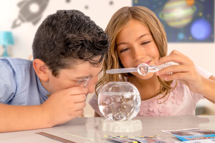 Set educativ STEM - AQUA DRAGONS® - Habitat Lumea subacvatica - acvariu asteroid Deluxe cu LED-uri [3]