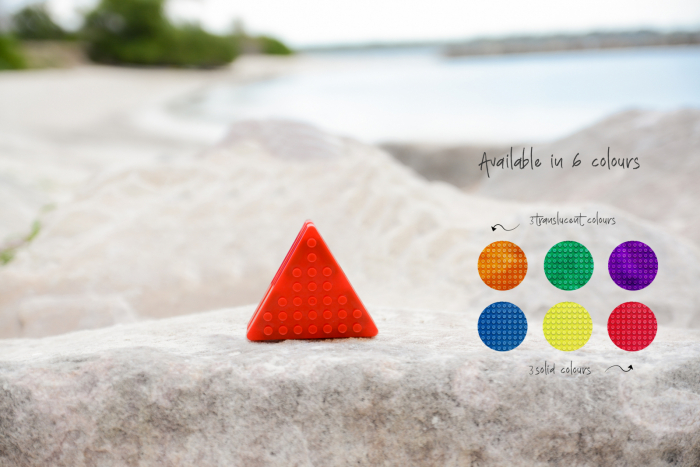 Set magnetic Magbrix 12 piese triunghi echilateral - compatibil cu caramizi de constructie tip Lego [2]