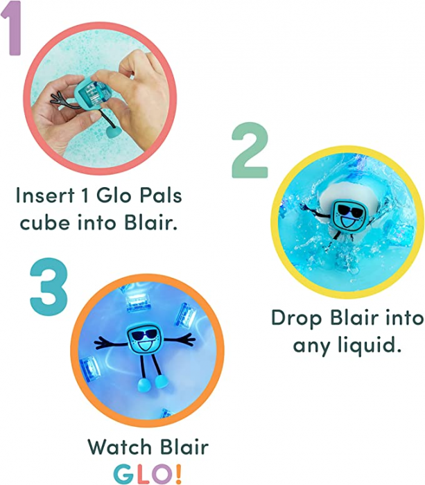 Set senzorial luminos Blair Glo Pal, albastru [7]