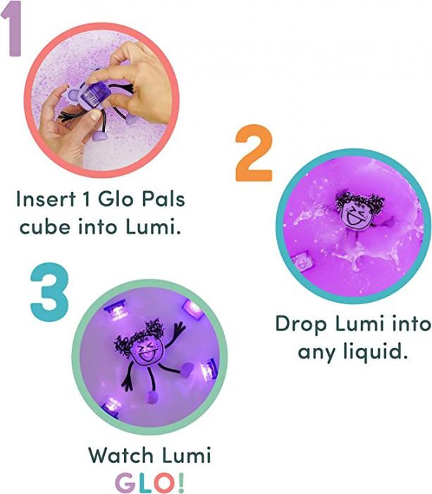 Set senzorial luminos Lumi Glo Pal, mov [8]
