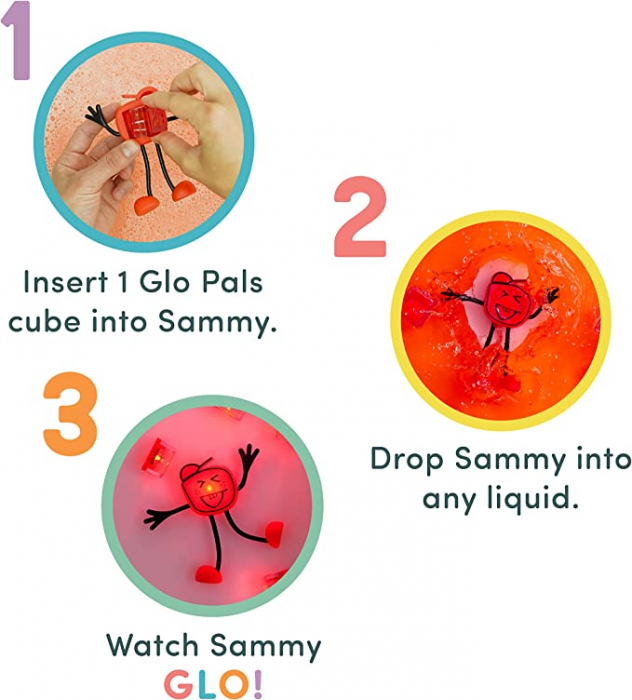 Set senzorial luminos Sammy Glo Pal, rosu [8]