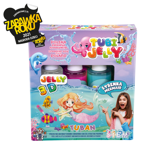 SET TUBI JELLY (gel modelator) cu 3 culori – SIRENA [6]
