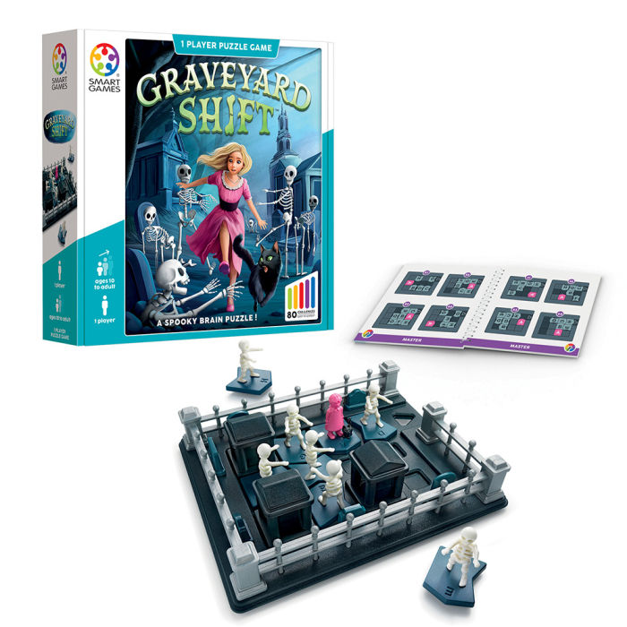 Smart Games - Graveyard Shift, joc de logica cu 80 de provocari, 10+ ani [2]