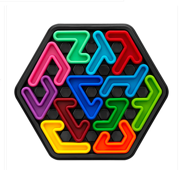 Smart Games - IQ Deluxe - Hexagon, joc de logica cu 120 de provocari, 14+ ani, editie lb. Romana [2]