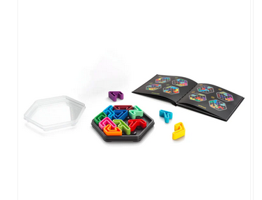 Smart Games - IQ Deluxe - Hexagon, joc de logica cu 120 de provocari, 14+ ani, editie lb. Romana [3]