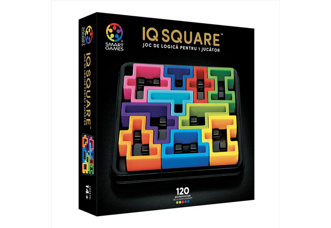 Smart Games - IQ Deluxe - Square, joc de logica cu 120 de provocari, 14+ ani, editie lb. Romana [3]
