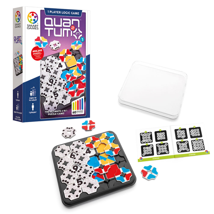 Smart Games - Quantum - 2 in 1 Puzzle, joc de logica cu 60 de provocari, 10+ ani [2]