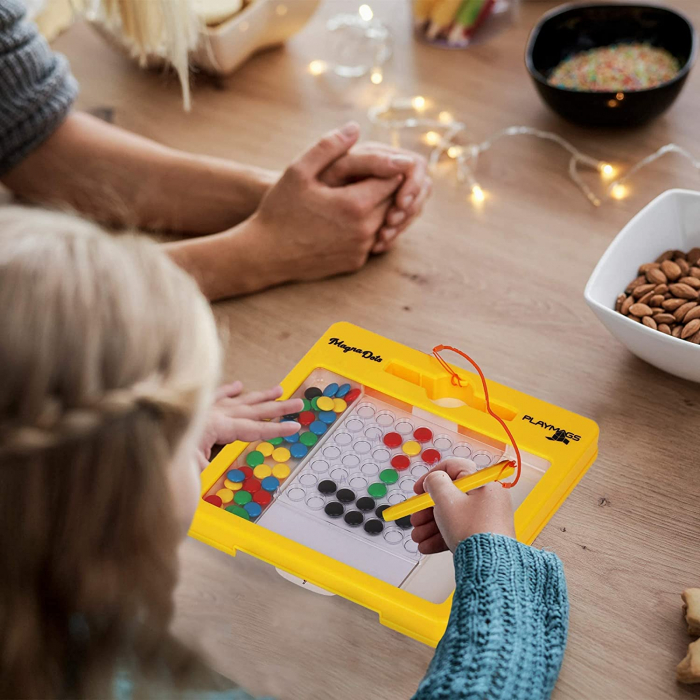 Tablă Magnetică De Desenat Playmags Magna Dots Small (Travel Size) [4]