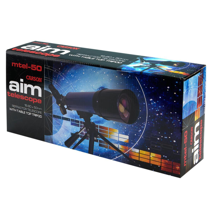 Telesco﻿p Refractor 50mm cu Zoom 20–80x și Trepied de Masă [6]