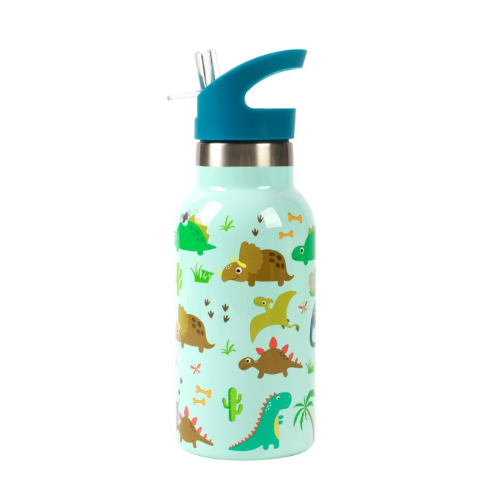 Termos pentru copii, din otel inoxidabil, design dinozaur, 350 ml [2]