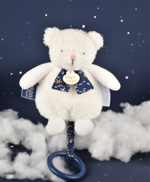 Ursulet muzical Doudou® CLAIR DE LUNE, 17 cm [10]