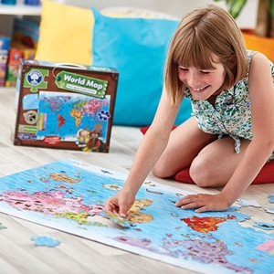 WORLD MAP PUZZLE & POSTER - Joc educativ [3]
