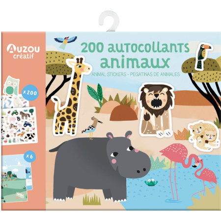 Noutati - 200 de abtibilduri repozitionabile cu animale