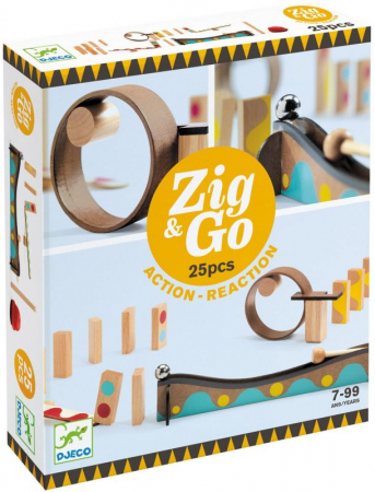 Zig & Go 25 piese - Set de constructie trasee [0]