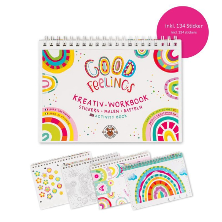 Noutati - Agenda cu activitati creative, mandala, Good feelings