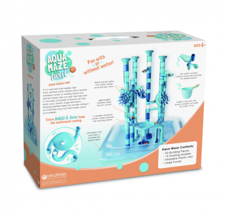 Aqua maze twist, joc de constructie traseu cu bile si apa [1]
