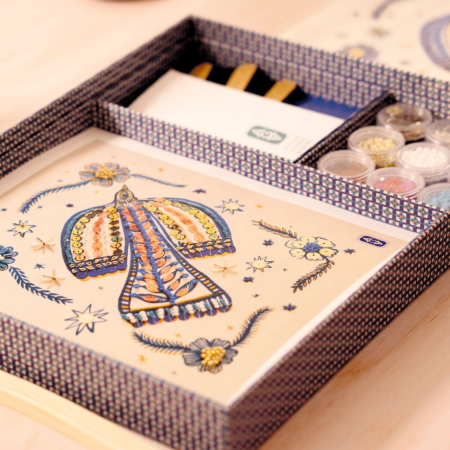 Atelier creativ 59 pentru adulti Broderie cu margele, Djeco [4]