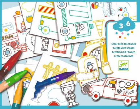 Jocuri de logică și de memorie - Atelier creativ masini
